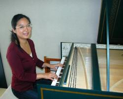 松岡友子（チェンバロ奏者）Tomoko Matsuoka (harpsichordist)